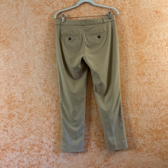❄️END OF SEASON SALE❄️ BANANA REPUBLIC Avery Tan Wool Blend Pants size 0 - Picture 2 of 7